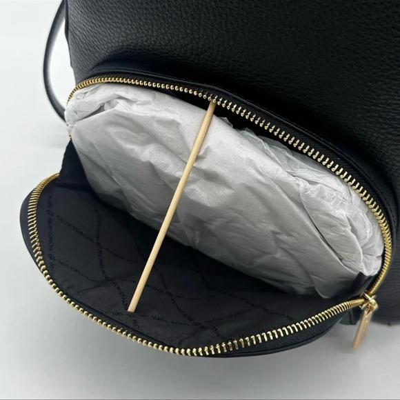 Michael Kors Medium Jaycee Backpack Black - Picture 8 of 12